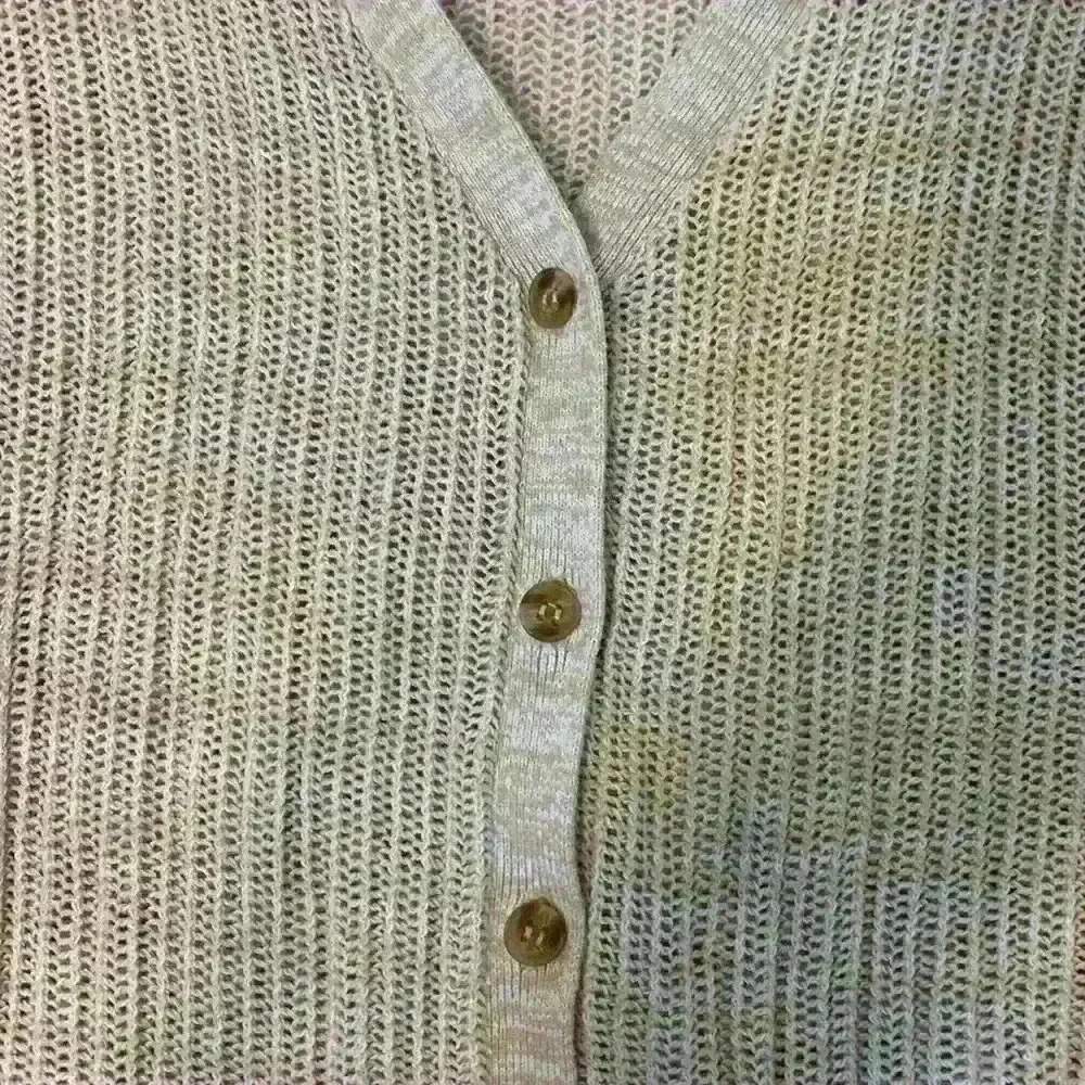 BDG knit cardigan sz L lightweight casual boho bohemian fall - Picture 3 of 7